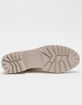 DOLCE VITA Huey Lug Sole Womens White Booties image number 3