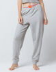 CALVIN KLEIN Monogram Logo Heather Gray Womens Jogger Pants image number 1