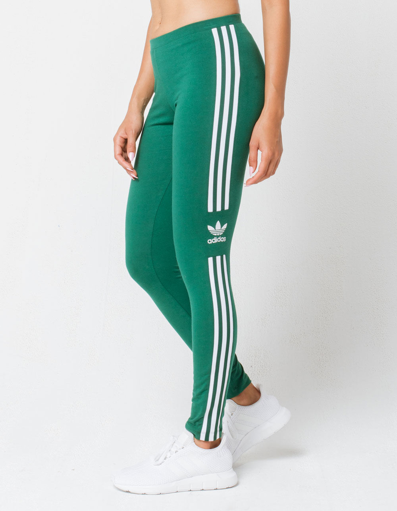 ADIDAS Trefoil Green Womens Leggings image number 0
