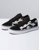 VANS Romantic Floral Old Skool Black & True White Womens Shoes image number 1