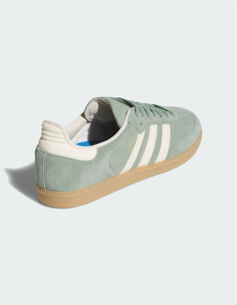 ADIDAS Samba ADV Shoes - SILVER GREEN / WONDER WHITE / GOLD