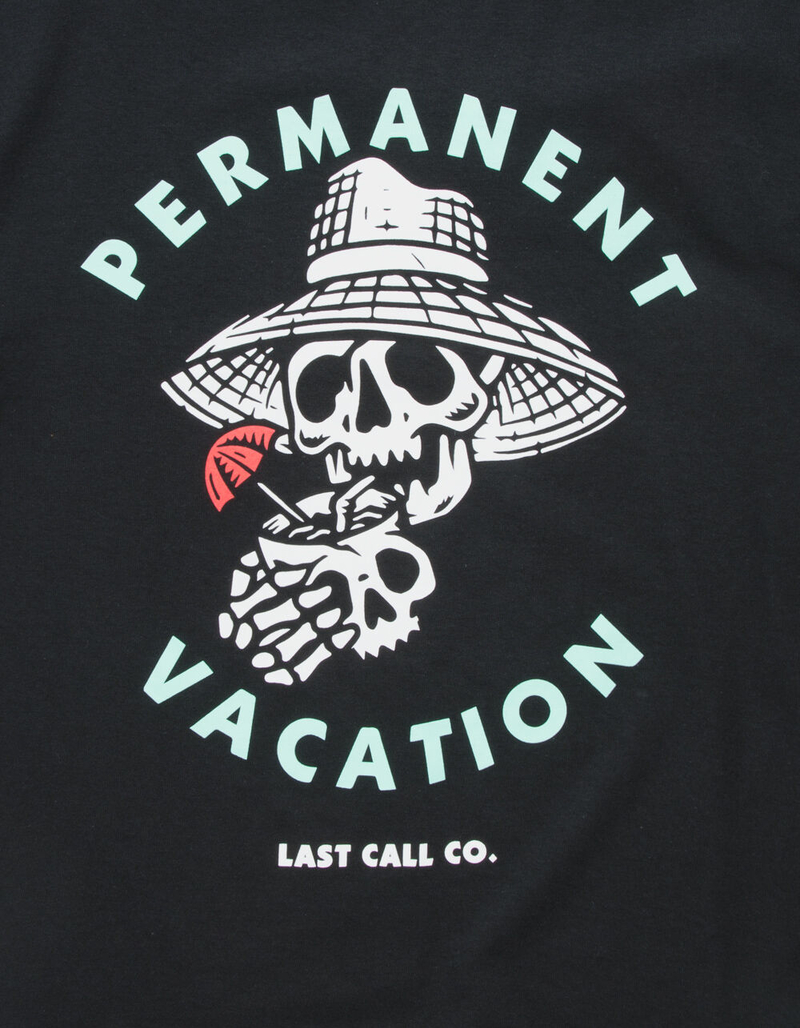 LAST CALL CO. Permanent Vacation Mens T-Shirt image number 1