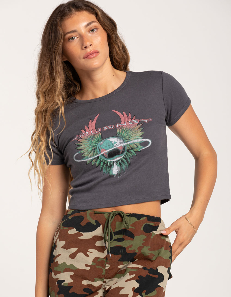 JOURNEY Womens Baby Tee image number 3