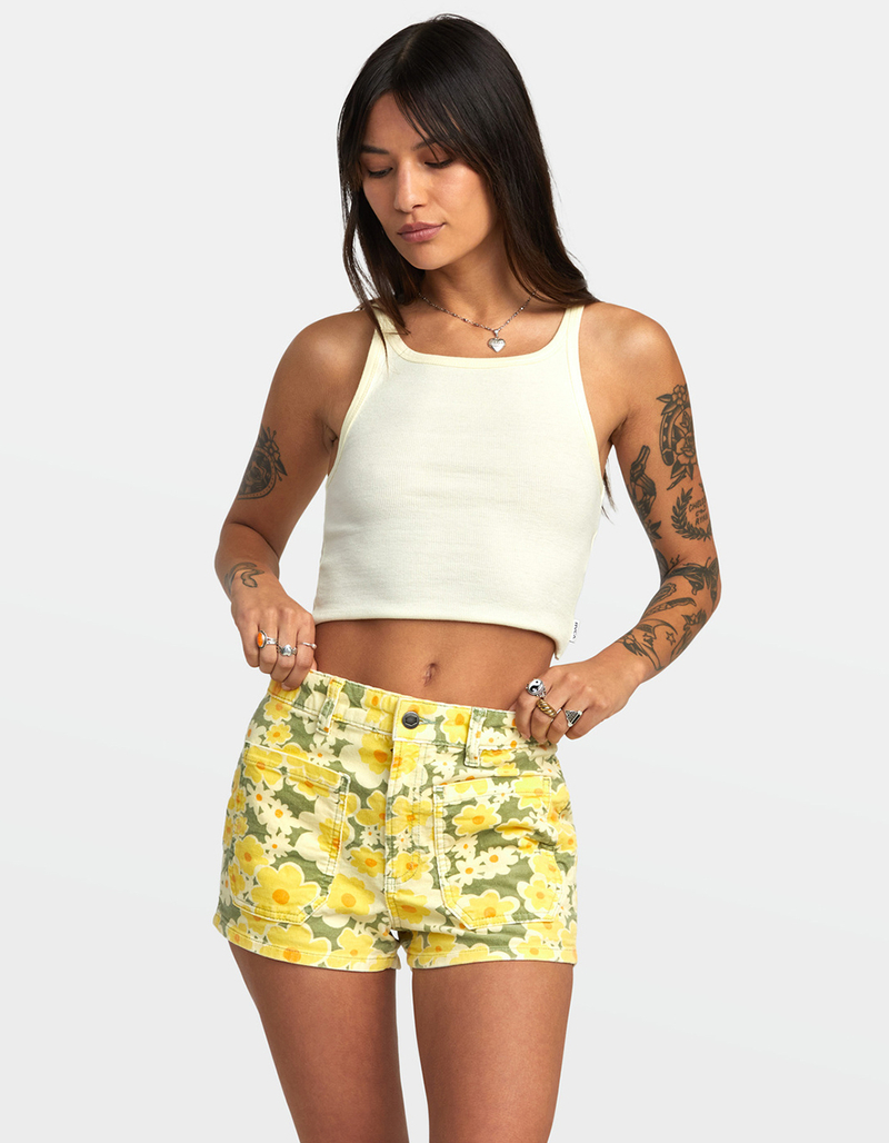 RVCA Belle Womens Corduroy Shorts image number 0