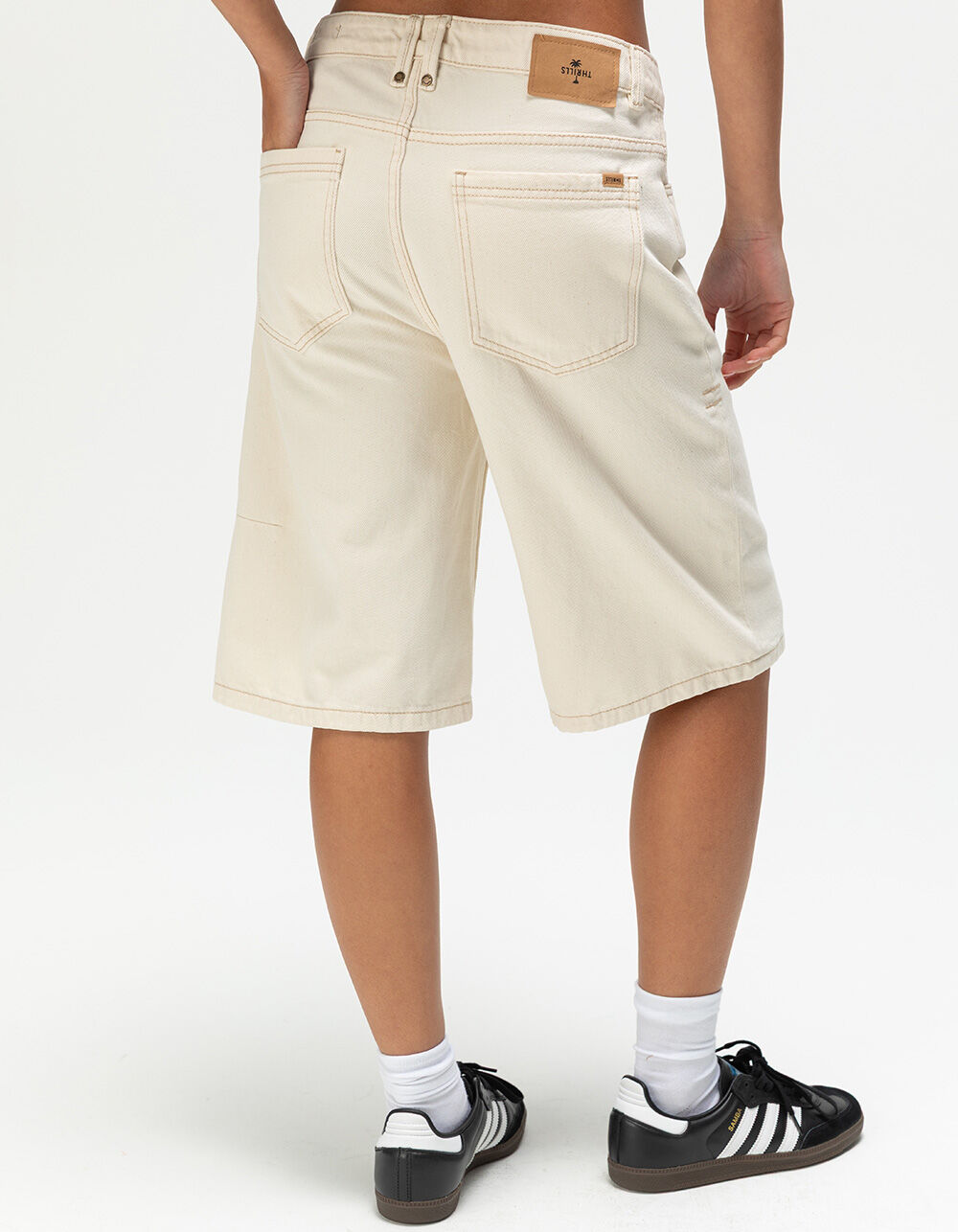 THRILLS Syd Womens Baggy Jorts - ECRU | Tillys
