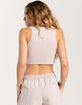 NIKE Sportswear Chill Knit Womens Crop Mini-Rib Tank Top image number 4