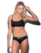 ETHIKA The Black Solid PullOver Bra image number 1