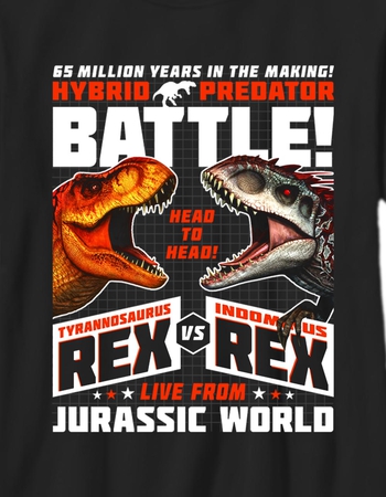 JURASSIC WORLD REBIRTH Dinomite Fight Unisex Kids Tee Alternative Image