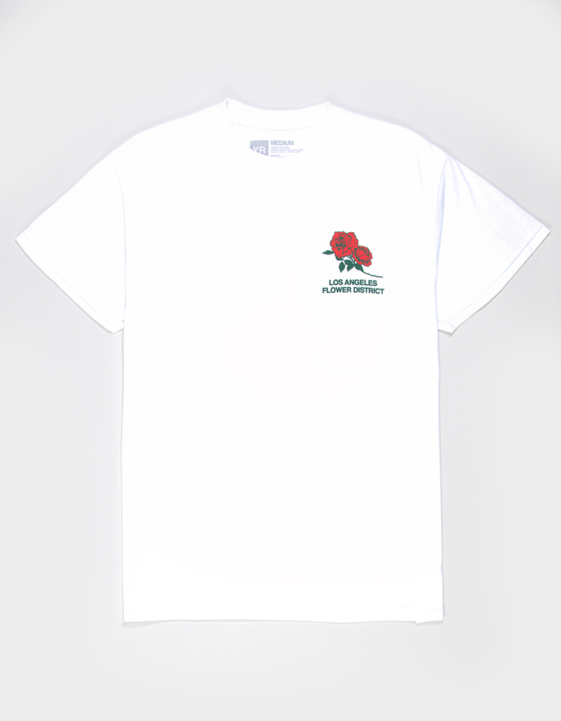 YOUNG & RECKLESS Flower District Mens Tee - WHITE