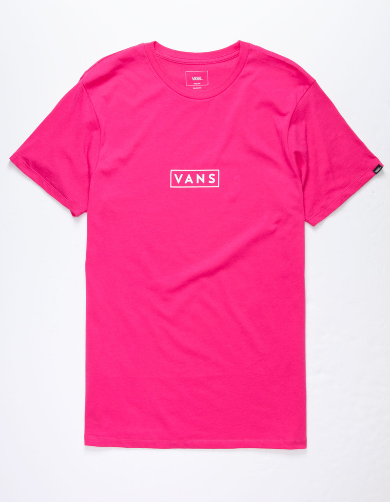 VANS Easy Box Mens Fuschia T-Shirt image number 0
