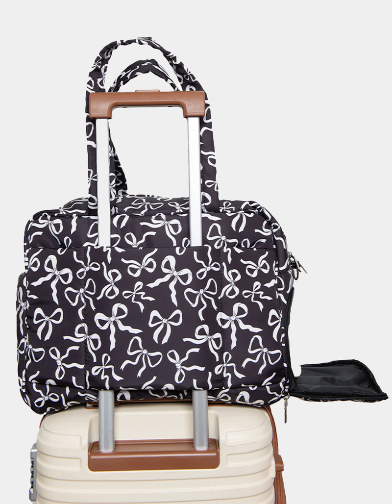 KATYDID Bows All Over Weekender Bag image number 5
