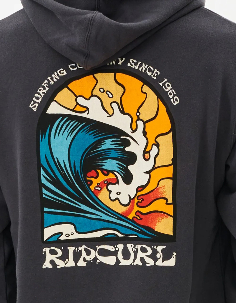 RIP CURL Rays And Hazed Mens Hoodie image number 3