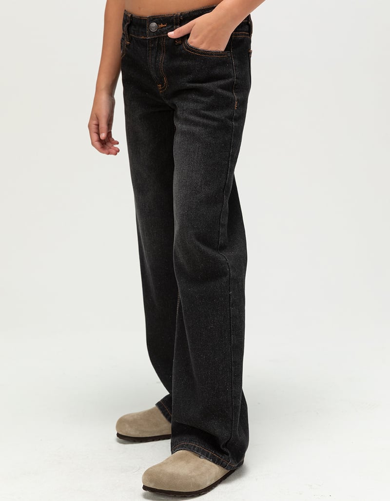 RSQ Girls Low Rise Wide Leg Jeans image number 2