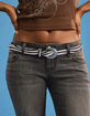 2 Pack Basic Black/Zebra Print Belts image number 3