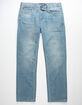 RSQ Mens Slim Straight Light Vintage Jeans image number 1