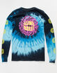 SLIME BALLS Logo Tie Dye Mens T-Shirt image number 1