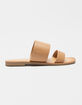 SODA Double Strap Womens Sand Slide Sandals image number 2