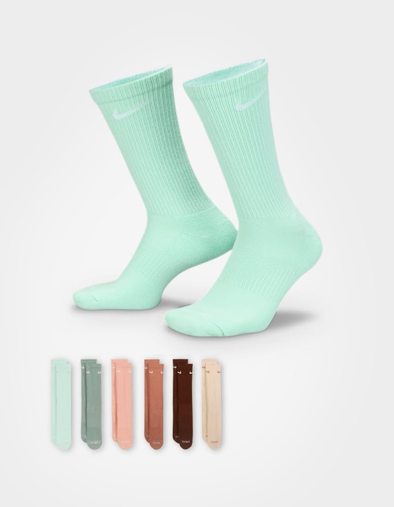 NIKE Everyday Plus 6 Pack Cushioned Crew Socks image number 0