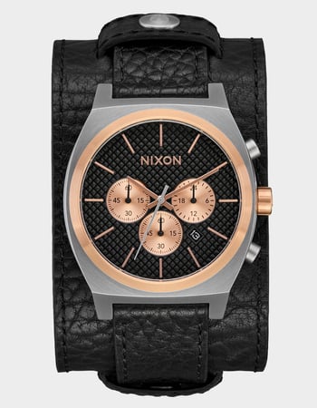NIXON Time Teller Leather Rocker Primary Image