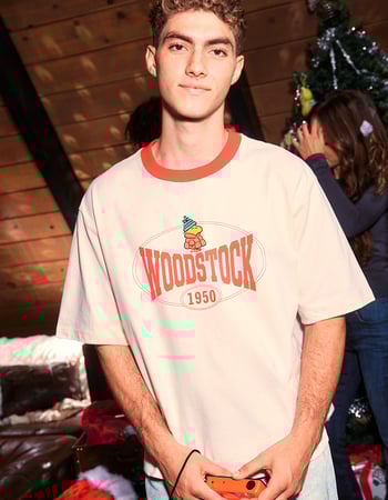 RSQ x Peanuts Woodstock Mens Boxy Tee RSQ x Peanuts Woodstock Mens Boxy Tee Primary Image