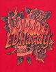 ED HARDY Skull Rose Mens Boxy Tee image number 2