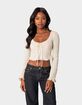 EDIKTED Lacey Long Sleeve Knit Top image number 1