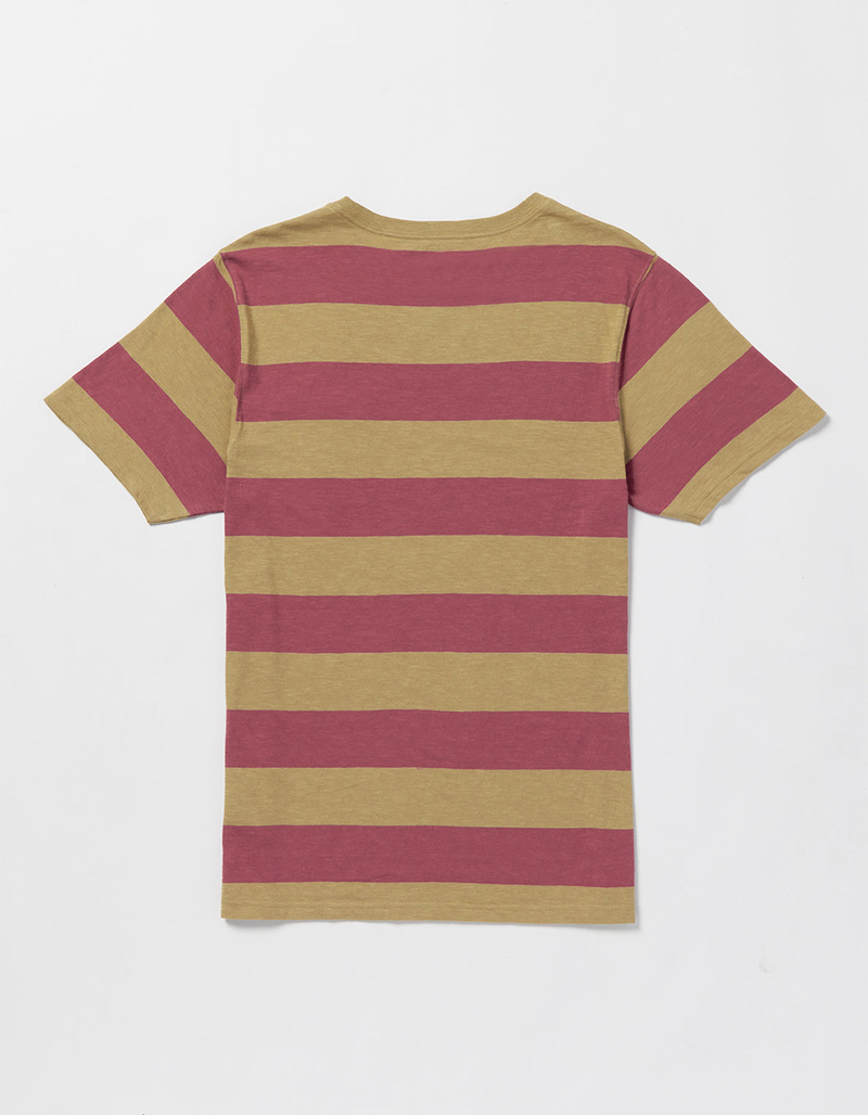 VOLCOM Bolders Crew Mens Stripe Pocket Tee image number 1