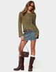 EDIKTED Drop Shoulder Light Knit Sweater image number 5