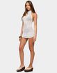 EDIKTED Lazuz Crochet High Neck Mini Dress image number 2