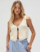 NOISY MAY Noel Womens V-Neck Sweater Vest image number 1