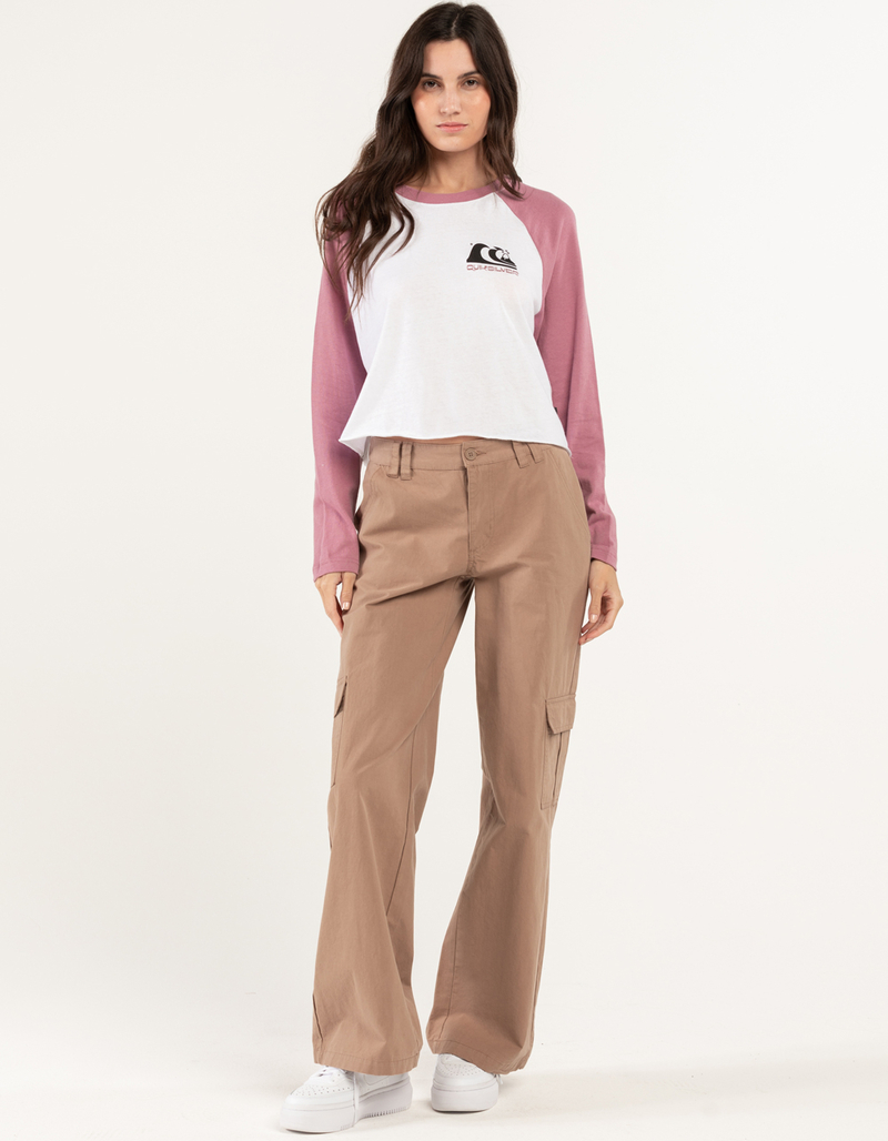 QUIKSILVER Raglan Womens Crop Tee image number 3