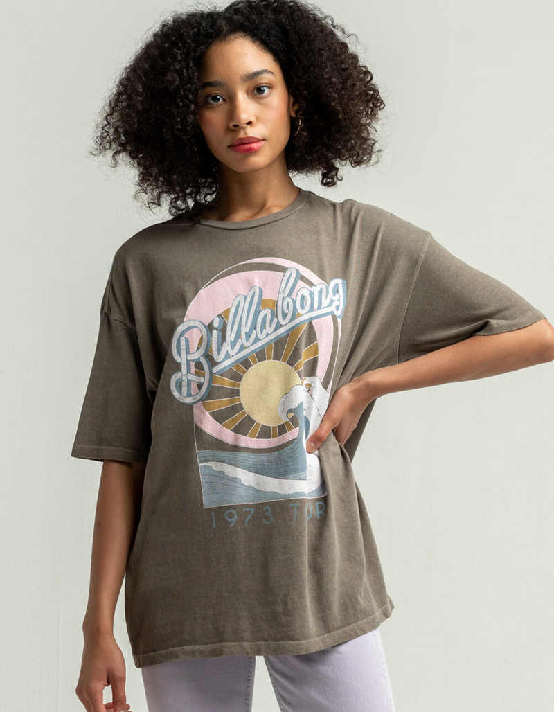 BILLABONG Stay Wavy Baby Womens Oversized Tee image number 0