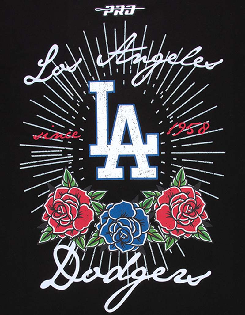 PRO STANDARD Los Angeles Dodgers Roses Mens Boxy Tee image number 2