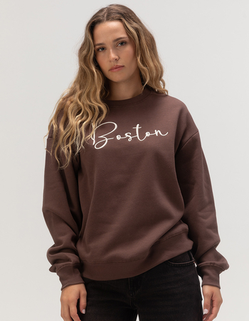 RSQ Womens Boston Crewneck Sweatshirt Primary Image