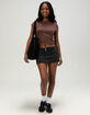 TILLYS Raw Edge Womens Tee image number 2