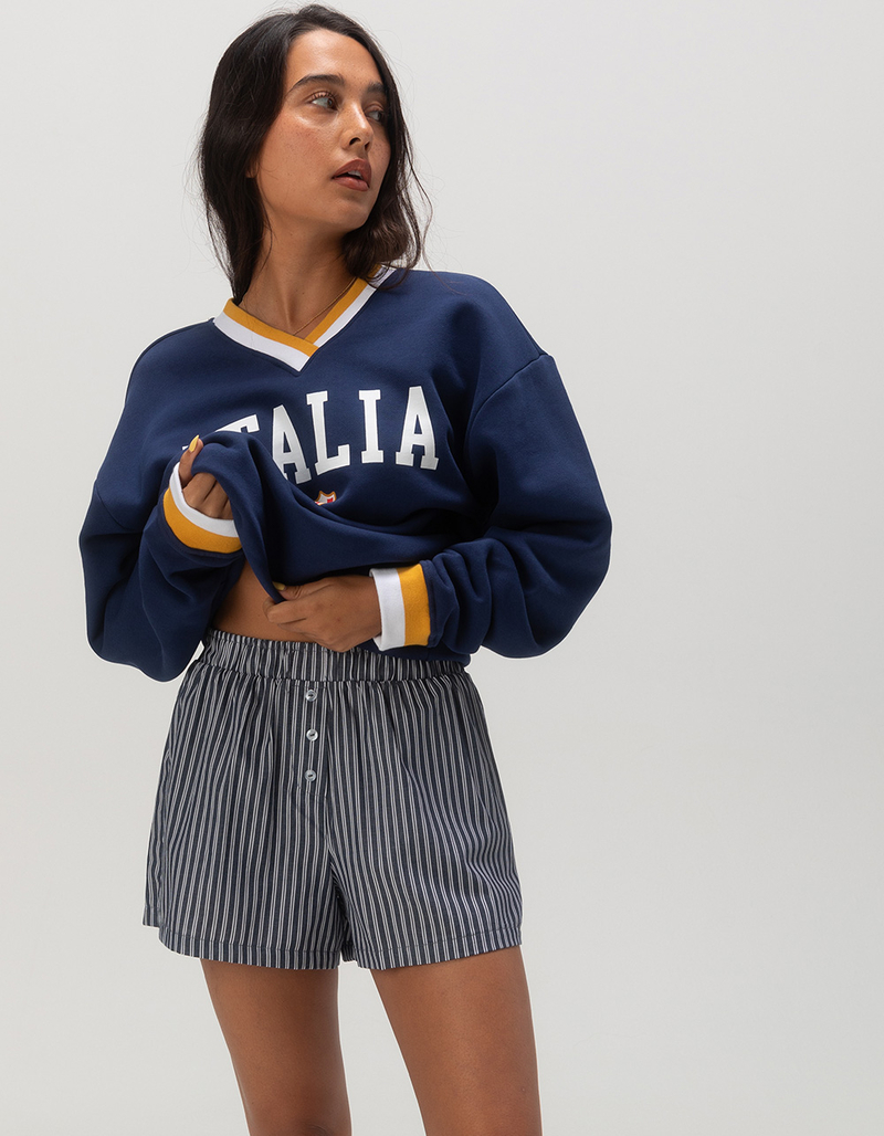 FULL TILT Womens Poplin Boxer Shorts image number 0