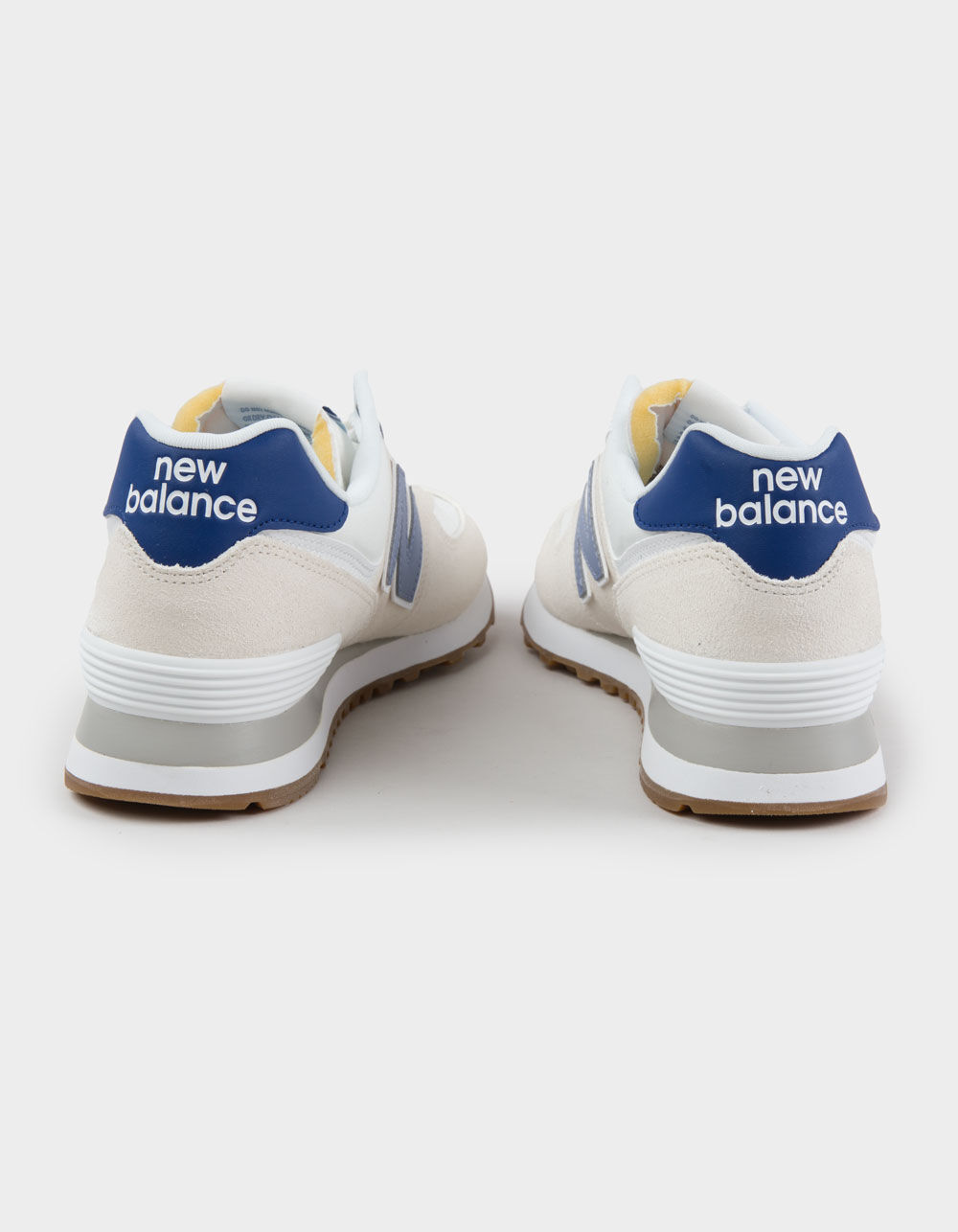 NEW BALANCE 574 Womens Shoes - WHT/BLUE | Tillys