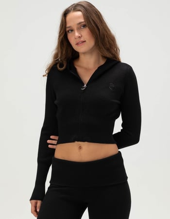 JUICY COUTURE Sweater Bling Womens Zip-Up Hoodie Alternative Image