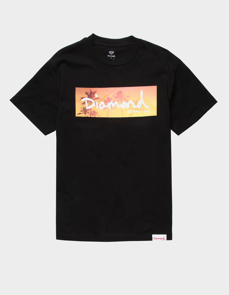 DIAMOND SUPPLY CO. OG Script Box Mens T-Shirt image number 0