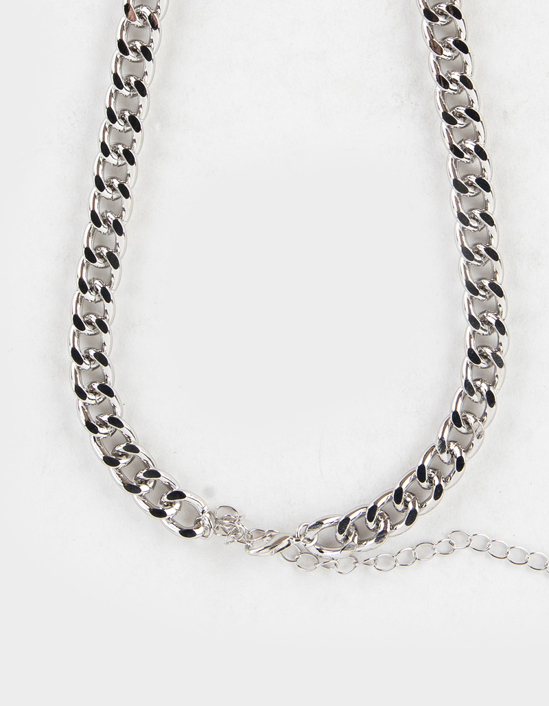 RSQ Cuban Link Chain Necklace image number 1