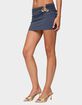 EDIKTED Ninah Abstract Ruched Mini Skirt image number 2