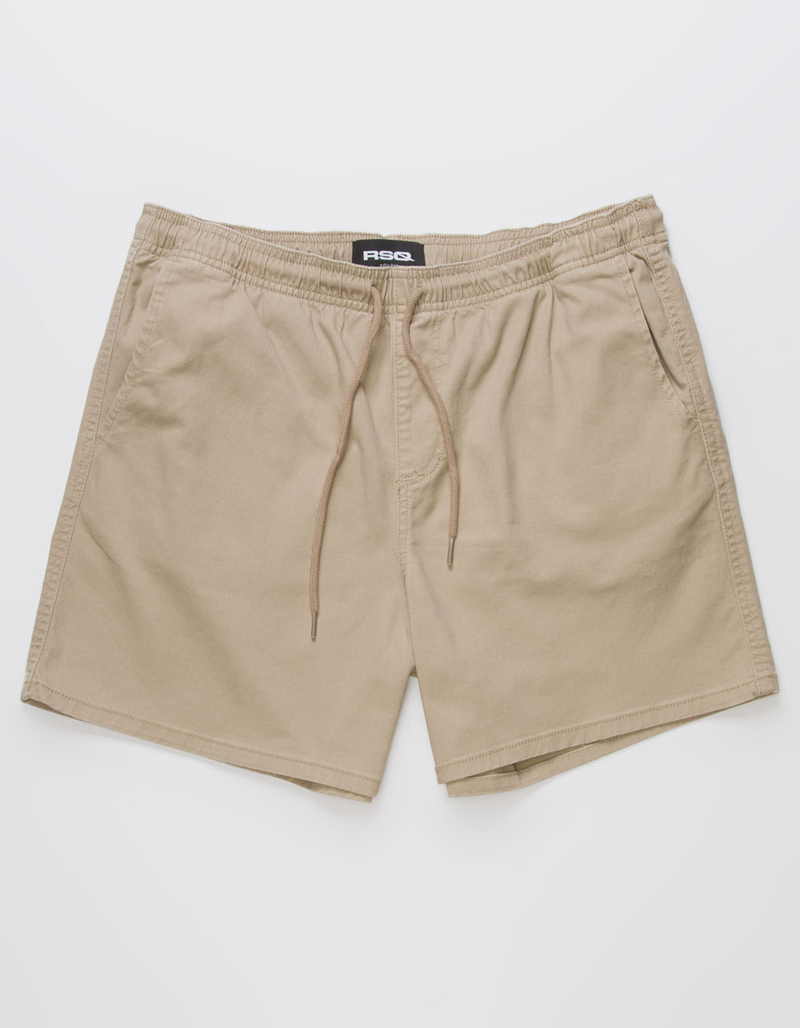 RSQ Mens Twill Pull On Shorts image number 0