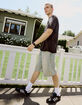 RSQ Mens Embroidered Jorts image number 8