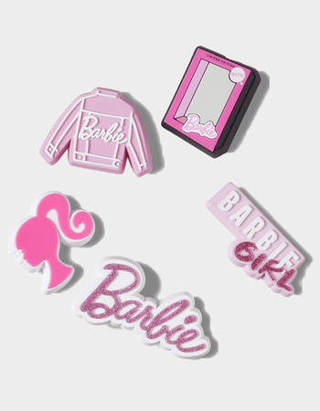 CROCS Barbie Pink 5 Pack Jibbitz™ Charms Primary Image
