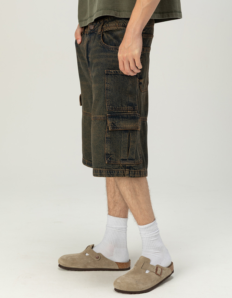 RSQ Mens Baggy Cargo Jorts image number 1