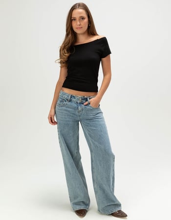 TILLYS Raw Edge Womens Tee Alternative Image