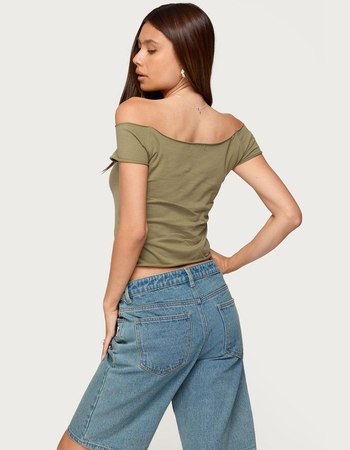 EDIKTED 76 Off Shoulder Top Alternative Image