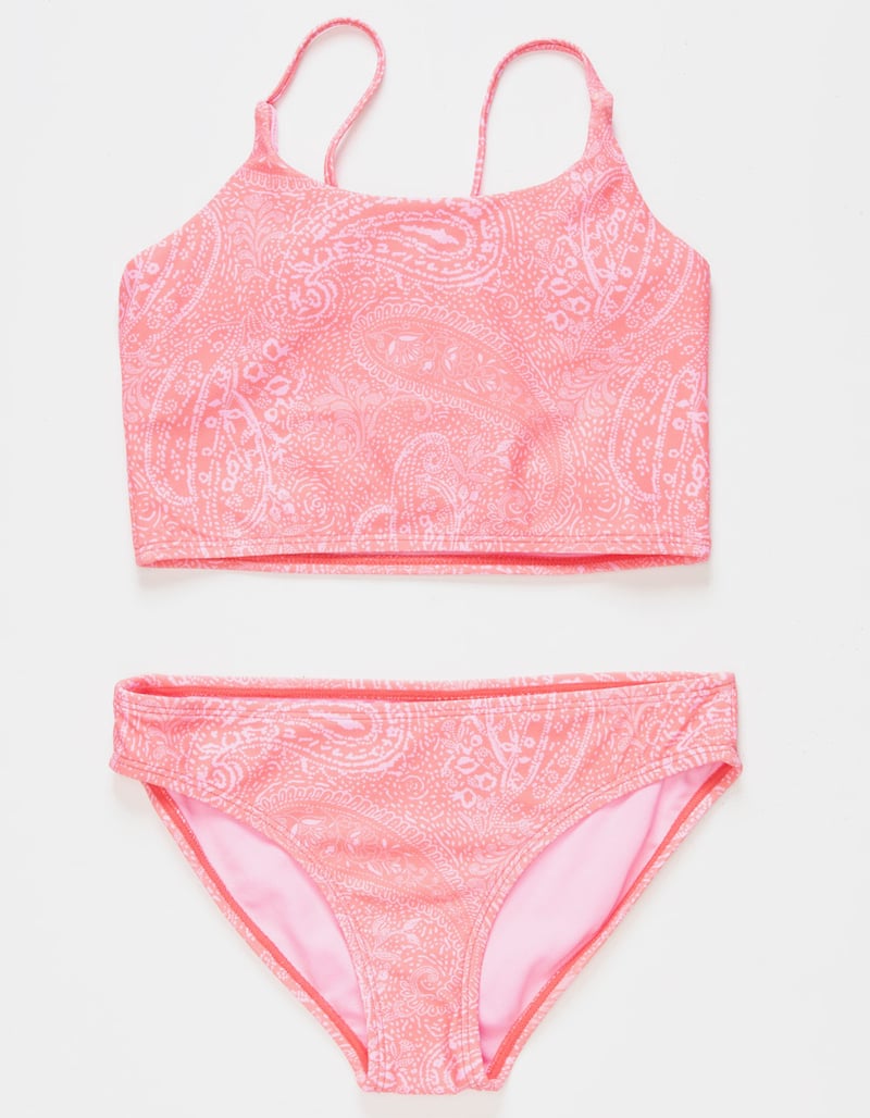 RAISINS Karma Surfing Long Bralette Girls Bikini Set image number 0