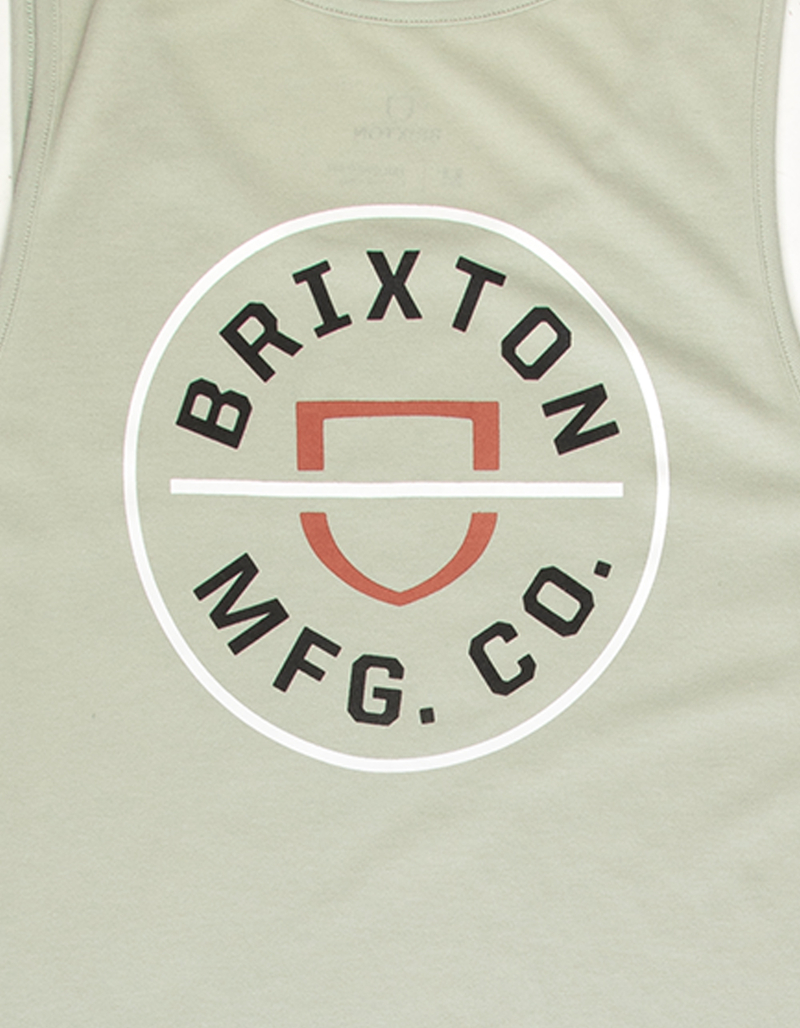 BRIXTON Mens Crest Tank Top image number 2