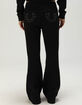 TRUE RELIGION Crystal Womens Mid Rise Flare Sweatpants image number 4